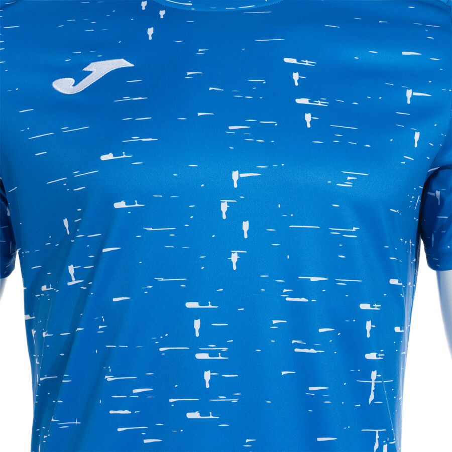 Tee-shirt manches courtes Sport Homme Joma Pro team bleu roi blanc 3