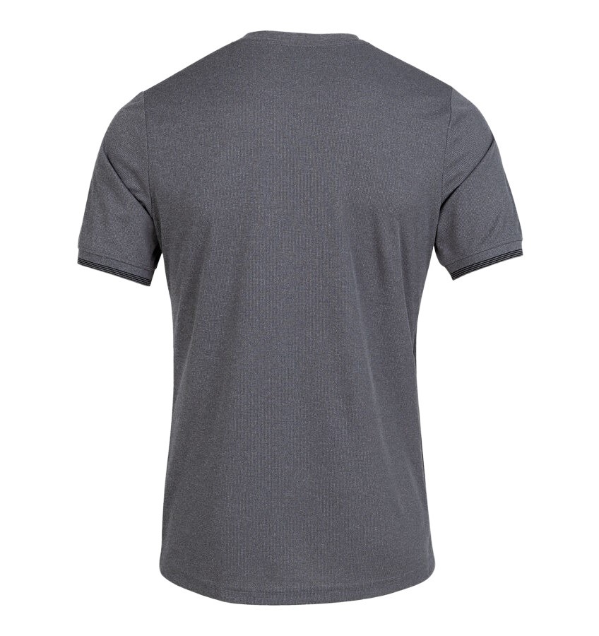 Tee-shirt manches courtes sport junior garçon Joma Campus III Gris Noir 2