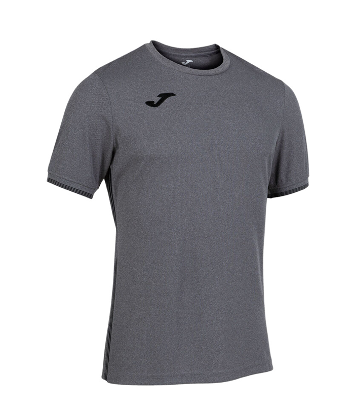 Tee-shirt manches courtes sport junior garçon Joma Campus III Gris Noir