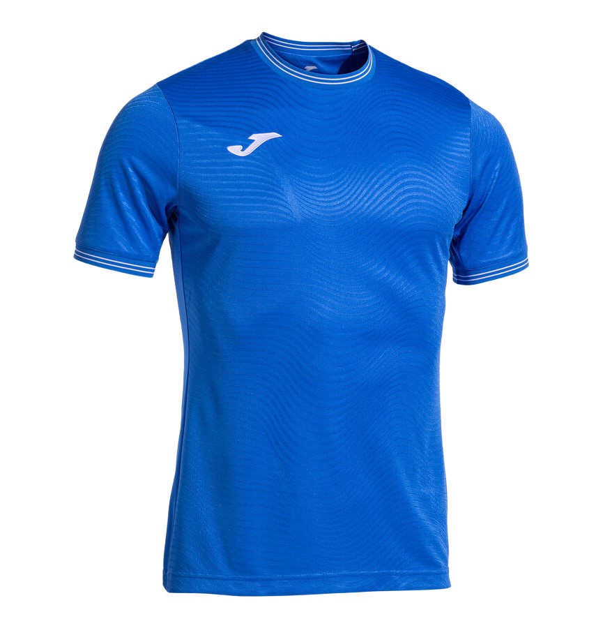 Tee-shirt manches courtes sport Junior Garçon Joma ToletumV Bleu roi Blanc