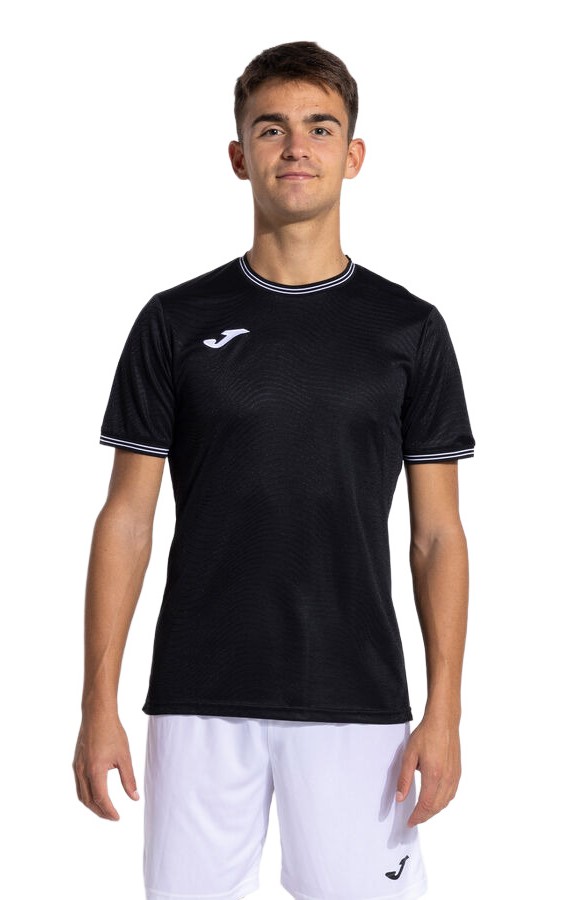Tee-shirt manches courtes Sport Junior Garçon Joma Toletum V Noir Blanc 3