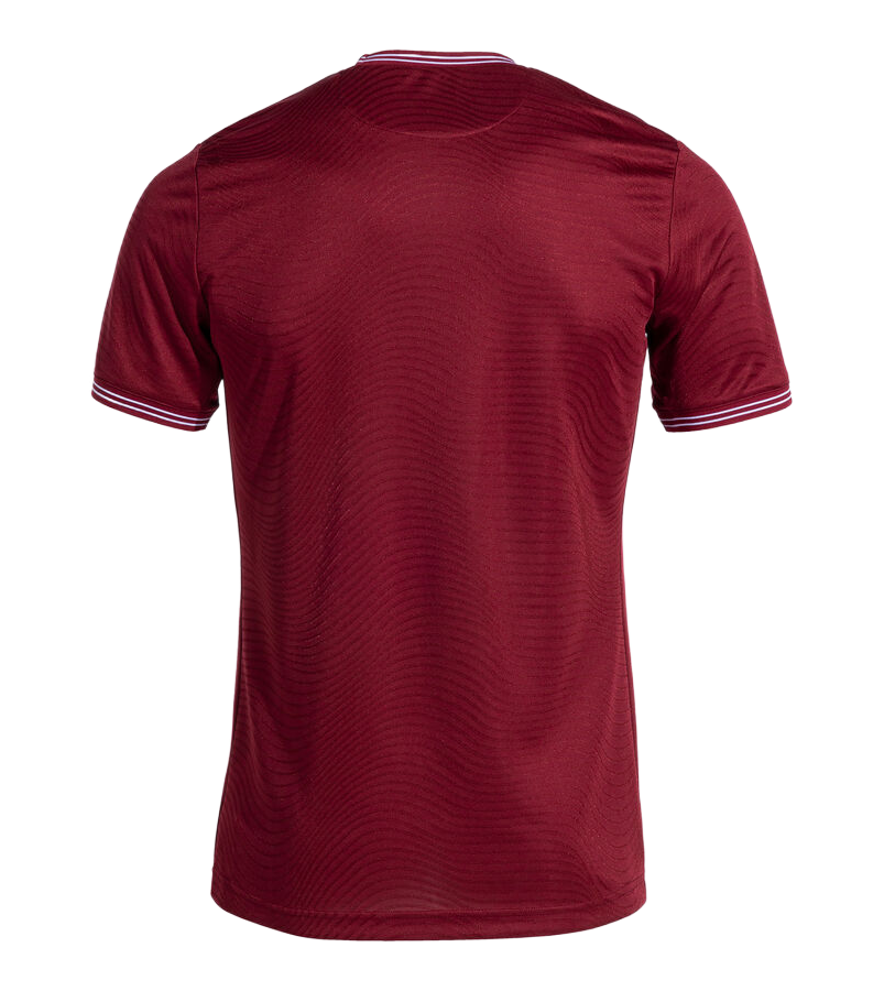 Tee-shirt manches courtes sport Homme Joma Toletum V Bordeaux Blanc 2