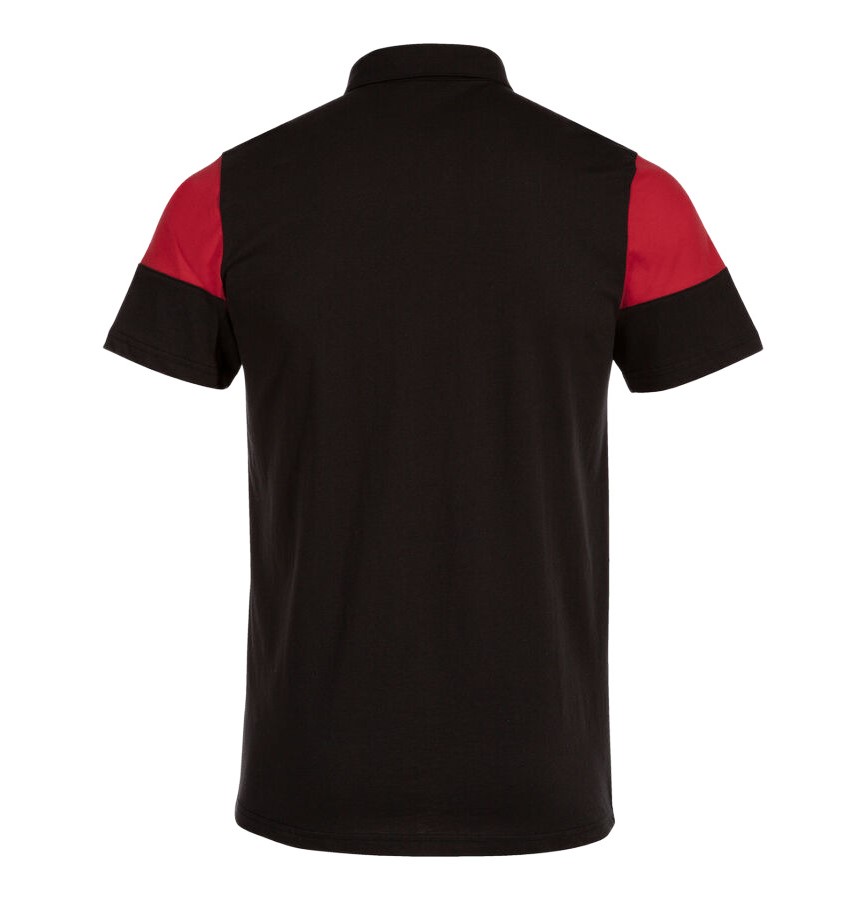 Polo manches courtes sport Junior Garçon Joma  Crew V Noir Rouge 2
