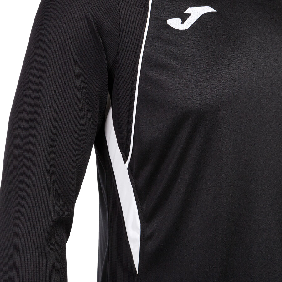 Tee-shirt sport manches longues Junior Garçon Joma Championship VII Noir Blanc 4