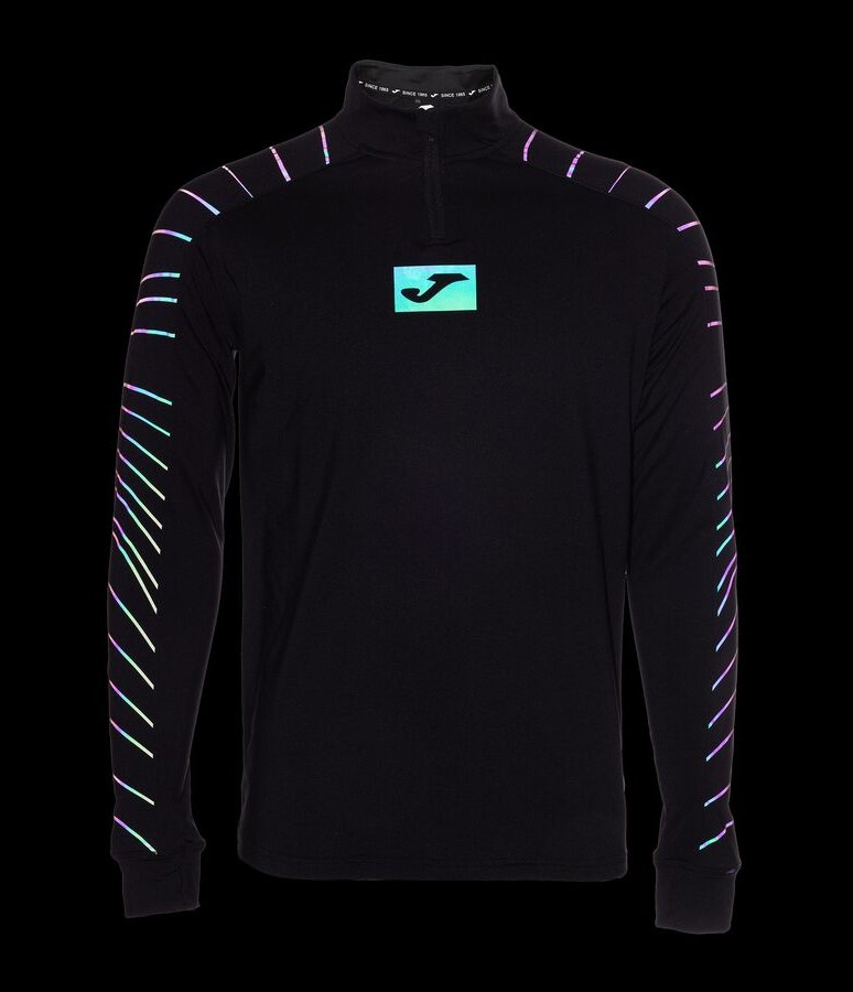 Sweatshirt running réfléchissant homme Joma R-night Noir 7