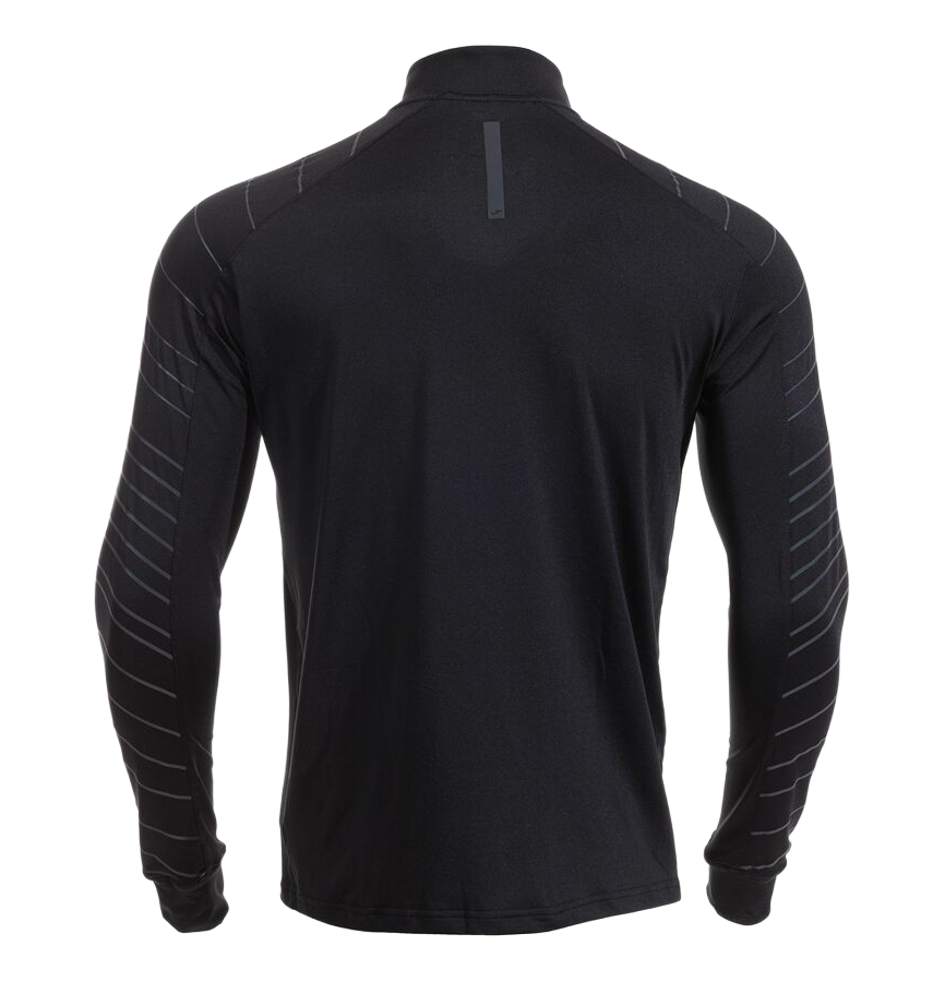 Sweatshirt running réfléchissant homme Joma R-night Noir 2