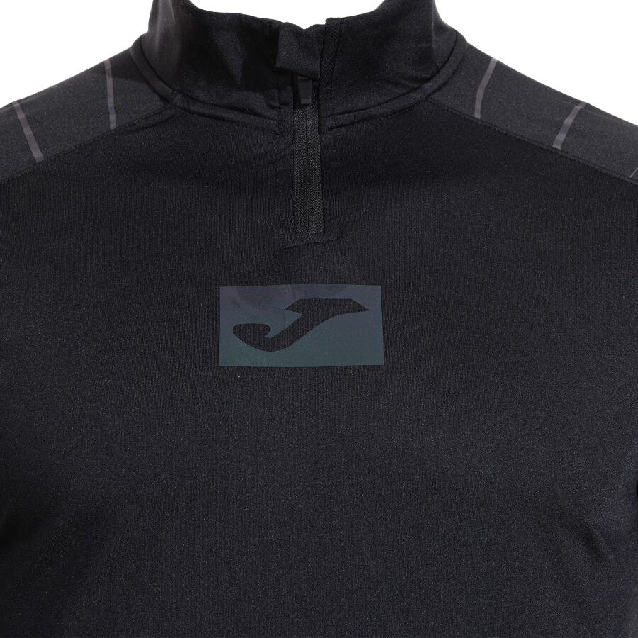 Sweatshirt running réfléchissant homme Joma R-night Noir 4