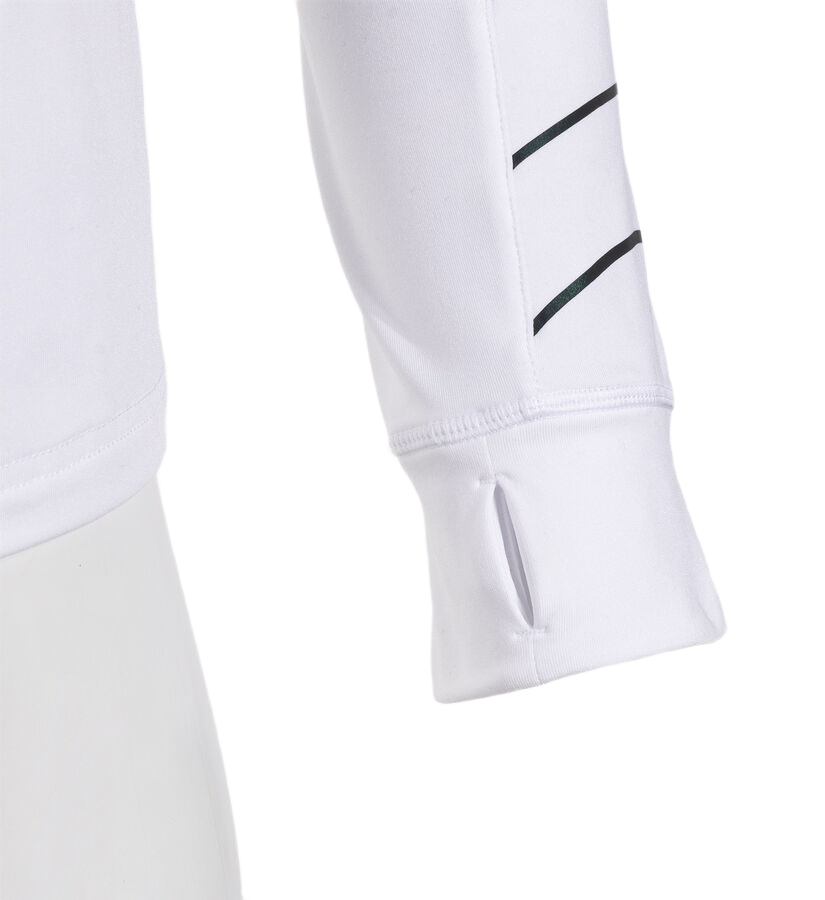 Sweatshirt running réfléchissant homme Joma R-night Blanc Noir 5