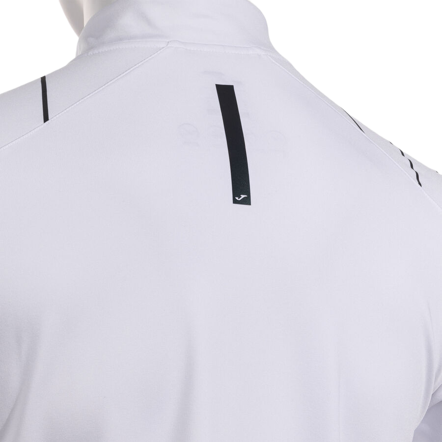 Sweatshirt running réfléchissant homme Joma R-night Blanc Noir 3