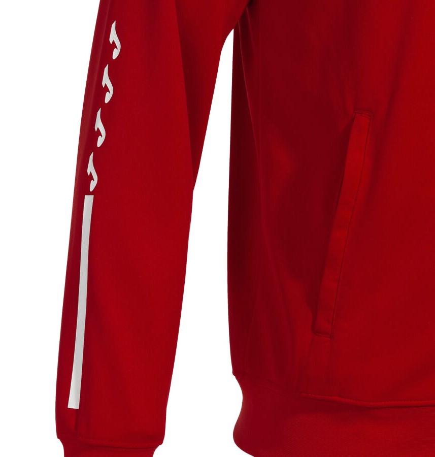 Veste à capuche sport Junior Garçon Joma Eco Supernova Rouge Jaune Blanc 4