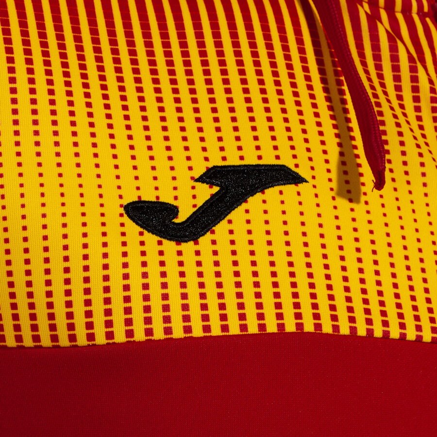 Veste à capuche sport Junior Garçon Joma Eco Supernova Rouge Jaune Blanc 3