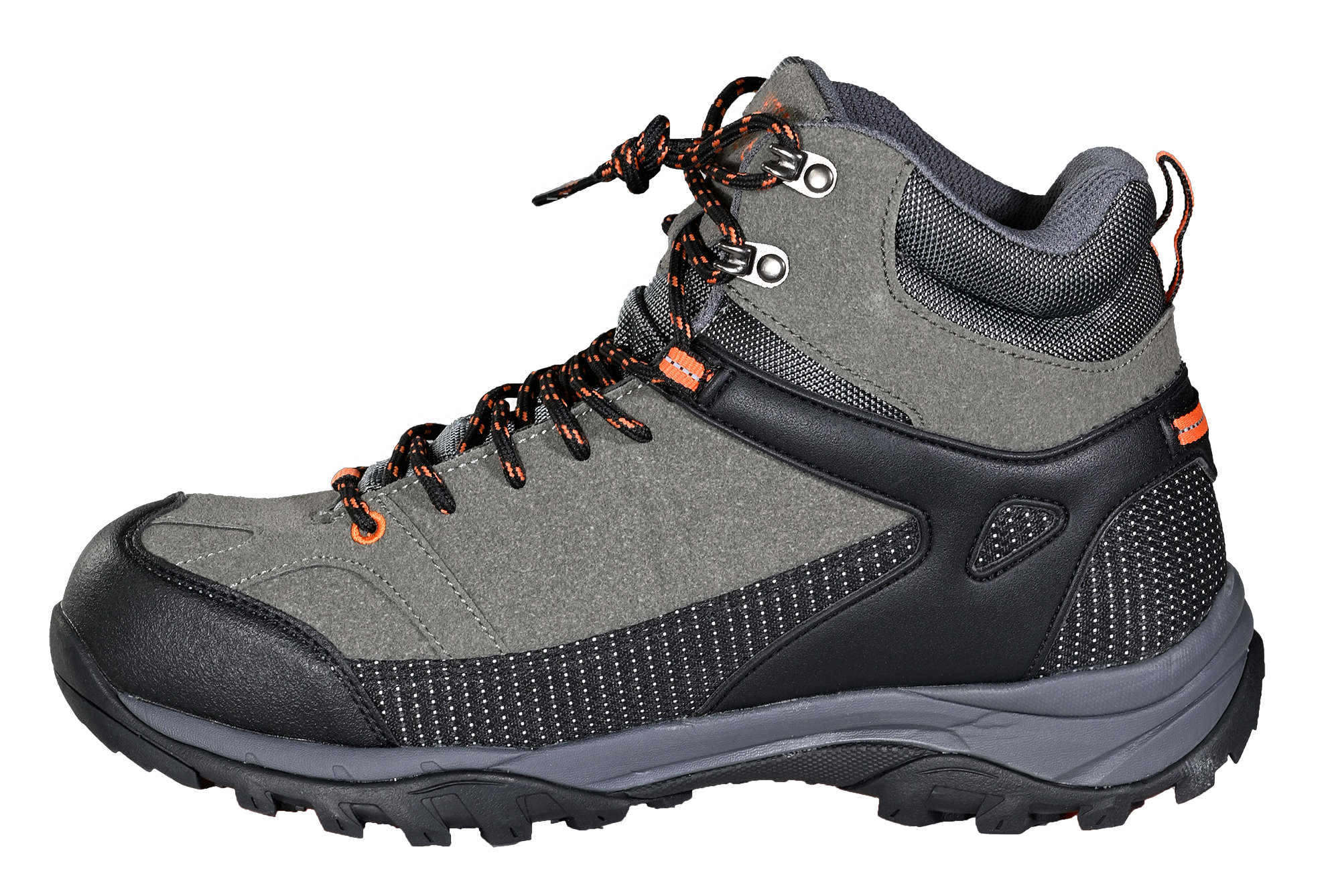 Chaussures randonnée montantes imperméables unisexe LHOTSE Chocard Gris anthracite Gris Orange 3