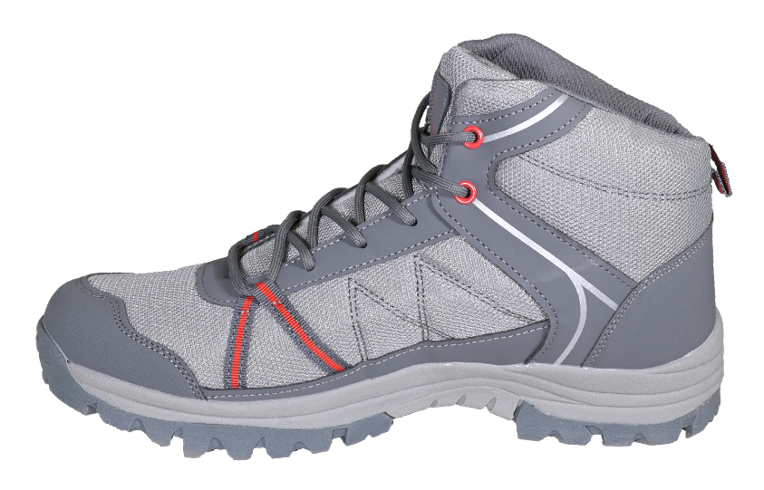 Chaussures randonnée montantes homme LHOTSE Genepi Gris Gris clair Rouge 4