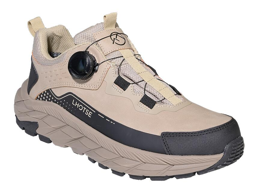 Chaussures randonnée basses homme LHOTSE Tozzie Beige Gris anthracite 2