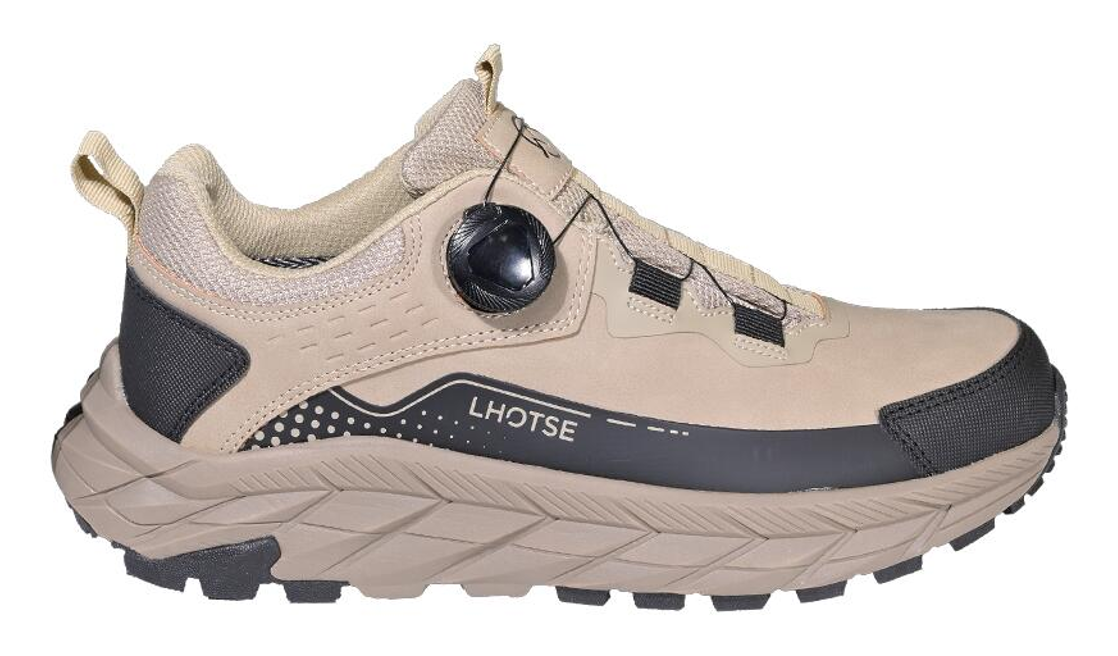 Chaussures randonnée basses homme LHOTSE Tozzie Beige Gris anthracite 1