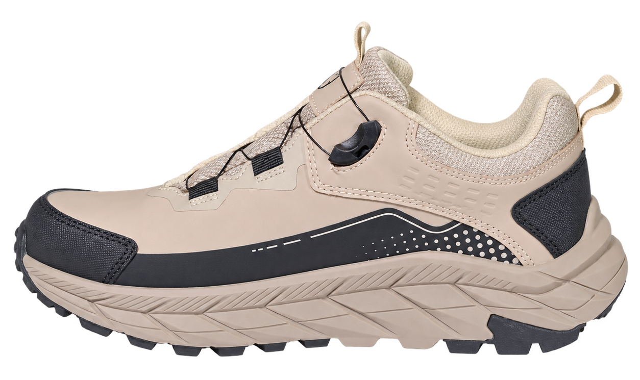 Chaussures randonnée basses homme LHOTSE Tozzie Beige Gris anthracite 3