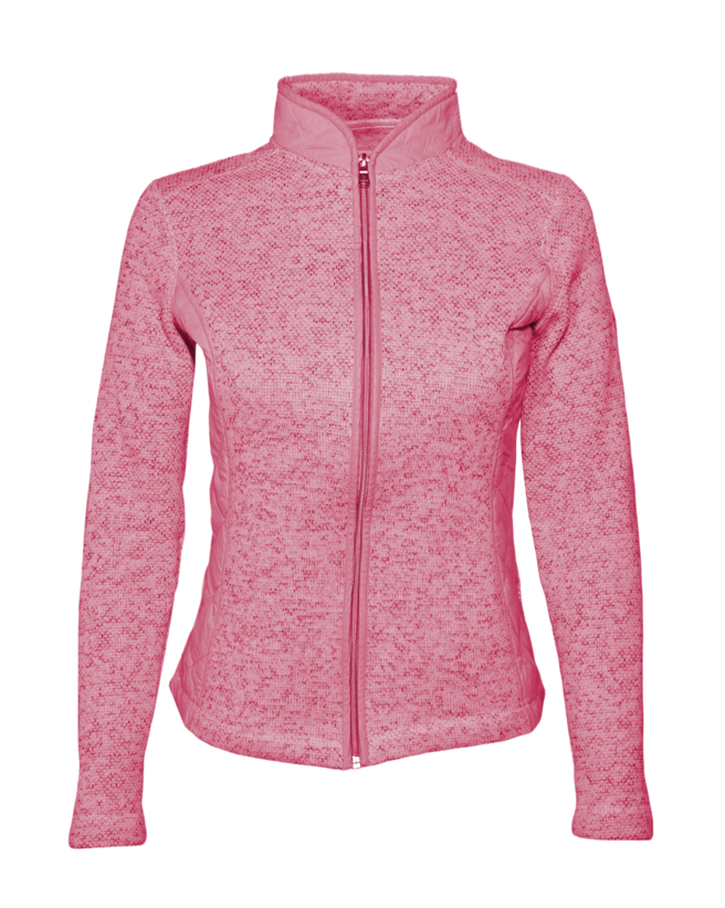 Polaire de sport femme LHOTSE Graziella Rose 1 (2)