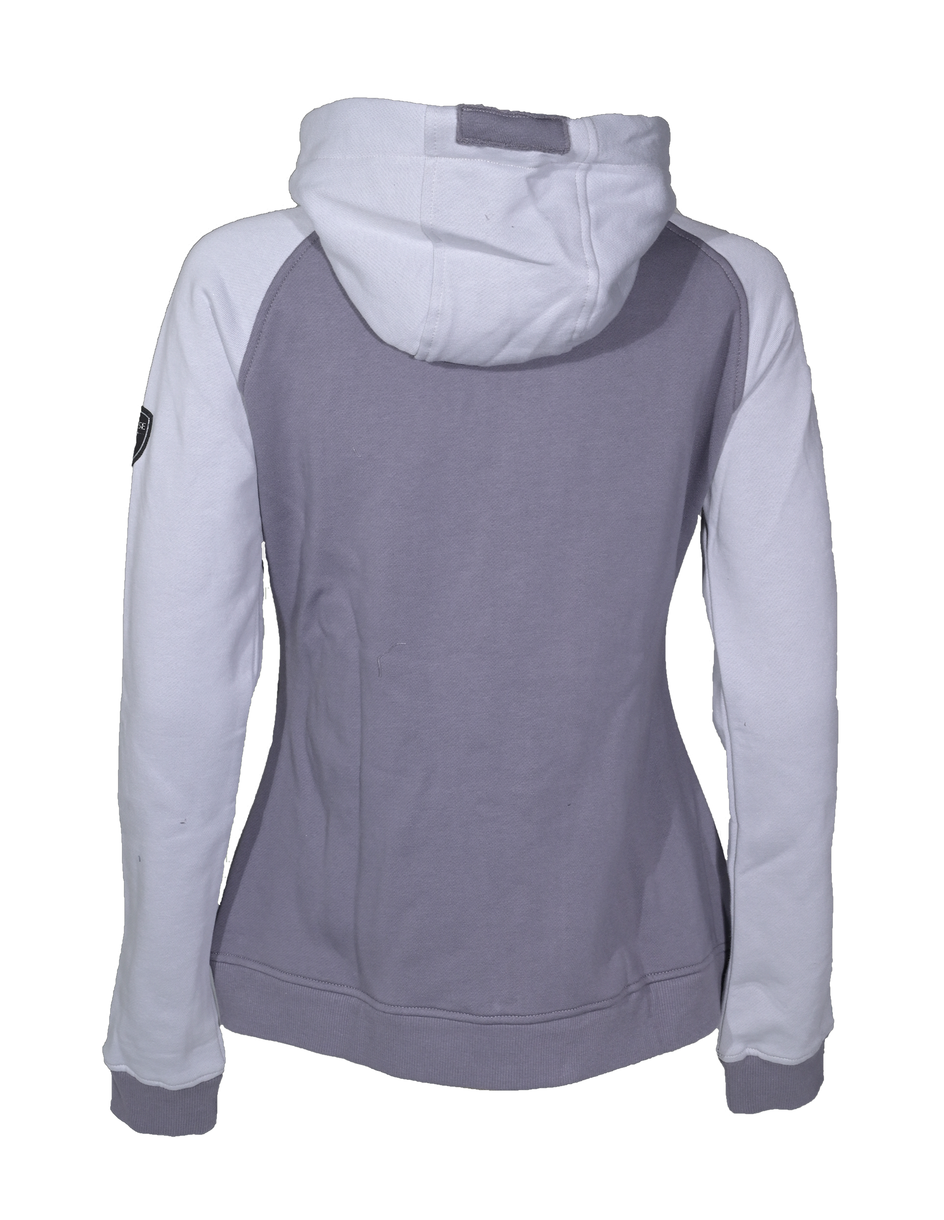 Sweat de sport avec capuche femme LHOTSE Olga Gris Gris clair 3