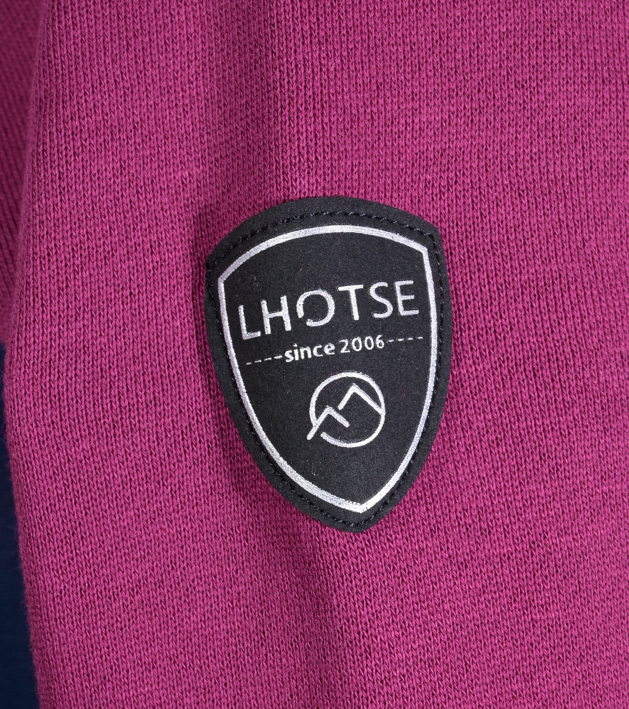 Sweat de sport avec capuche femme LHOTSE Olga Bleu marine Violet 5