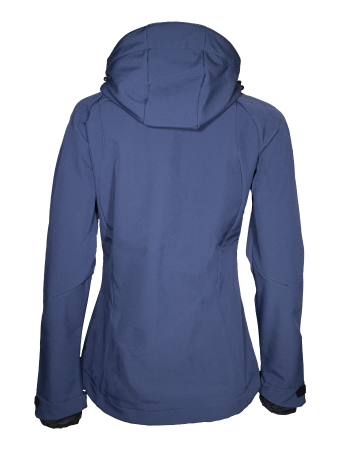 Veste softshell déperlante et respirante femme LHOTSE Joy Bleu marine 3