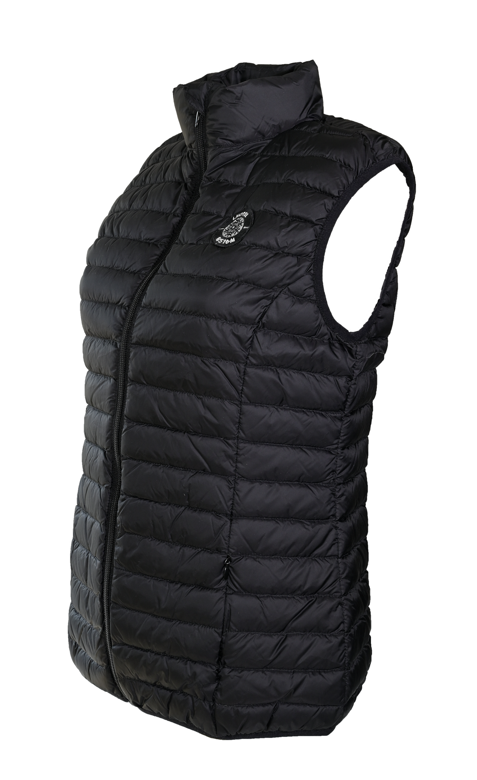 Doudoune de sport sans manches sans capuche femme LHOTSE Sabou Noir 2