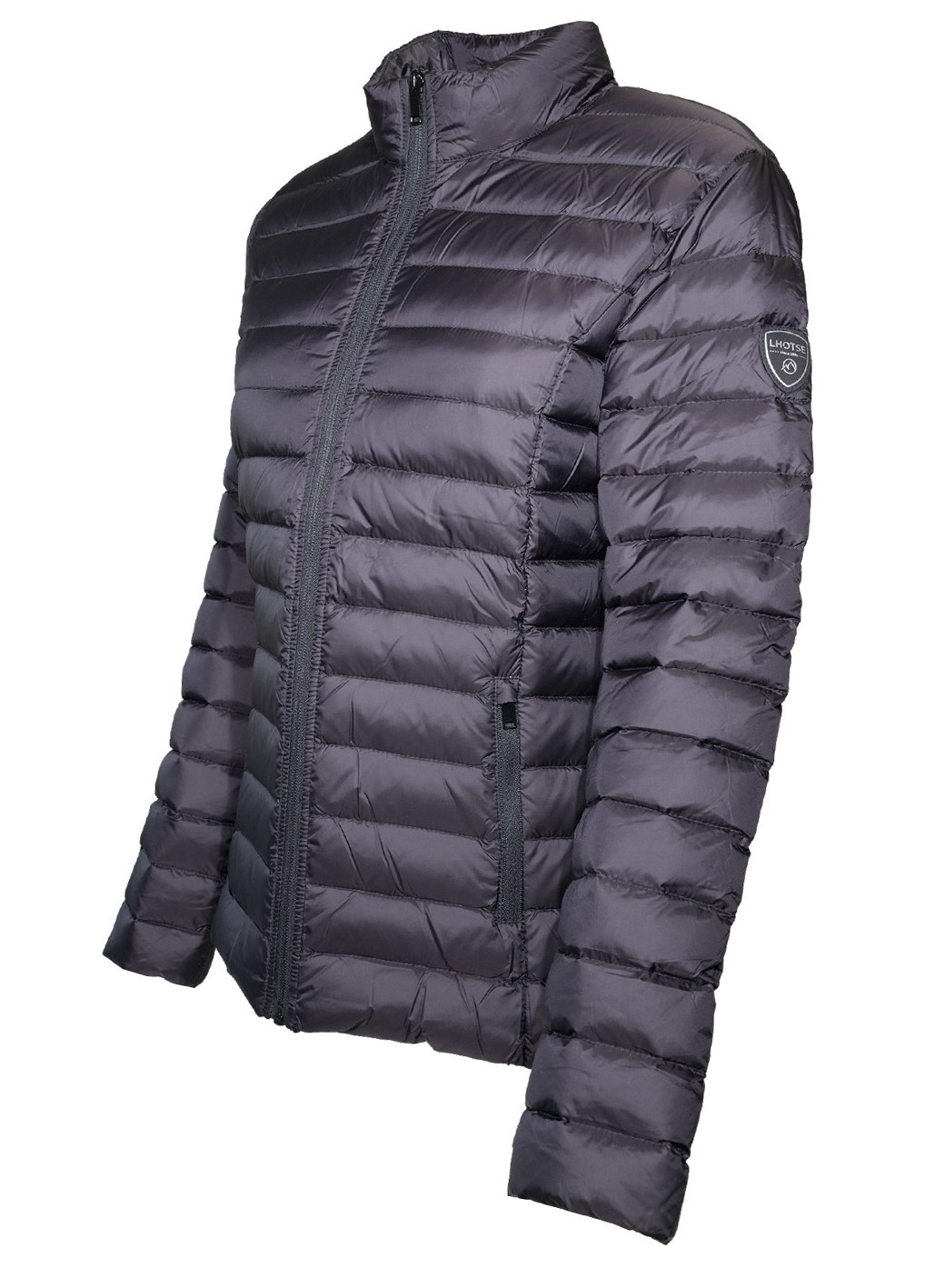 Doudoune de sport sans capuche femme LHOTSE Peppa Noir 2