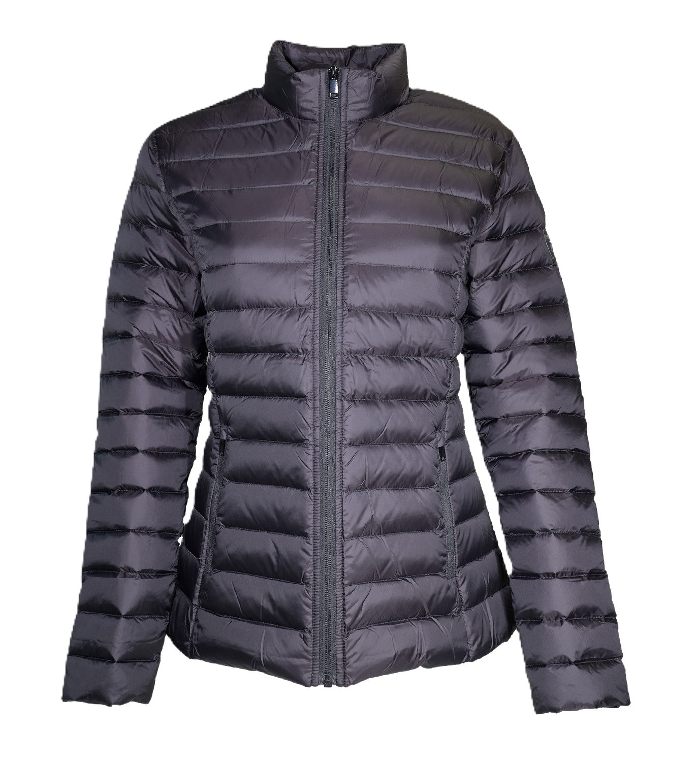Doudoune de sport sans capuche femme LHOTSE Peppa Noir 1