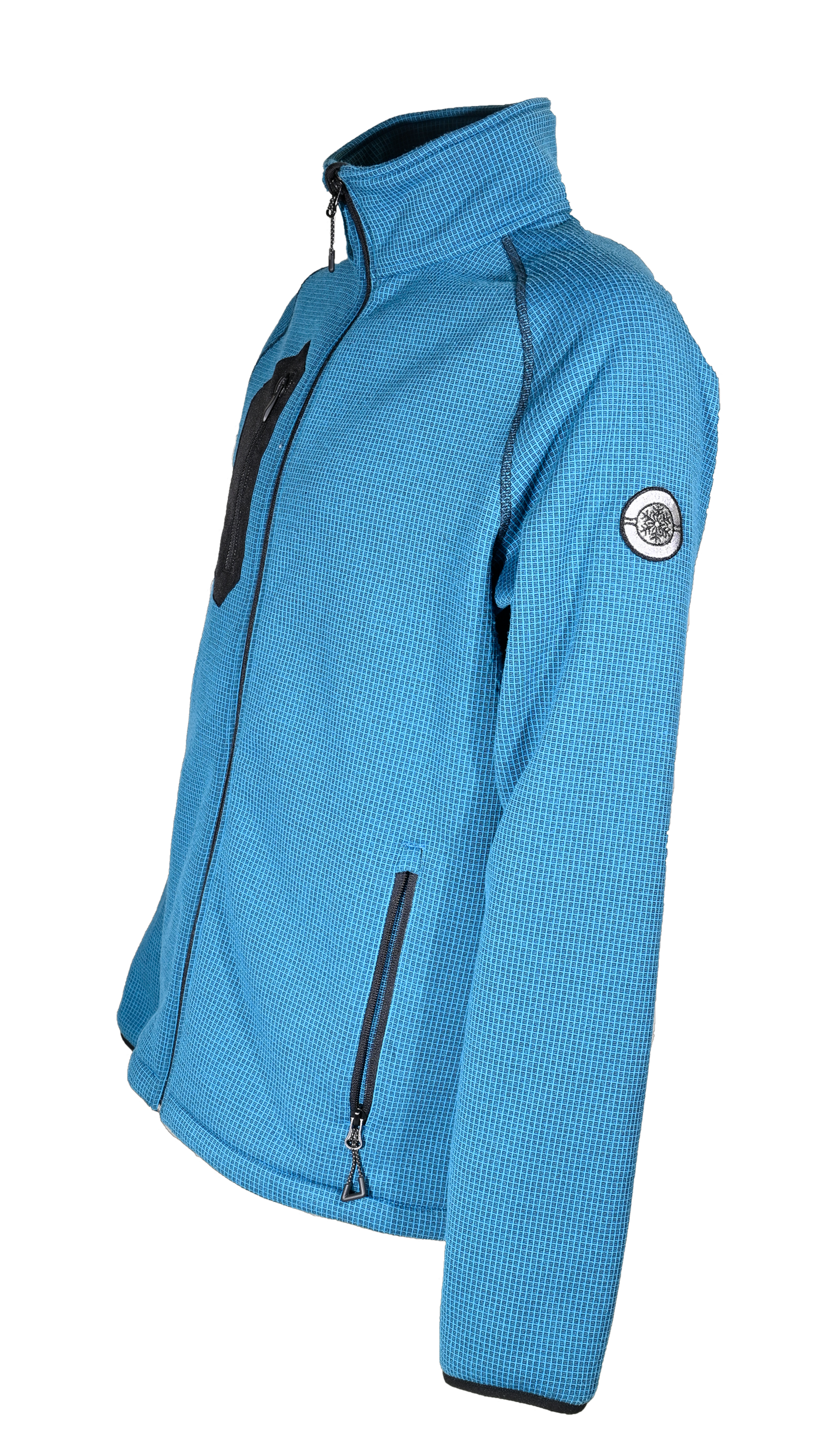 Polaire de sport homme LHOTSE Bert Bleu 2