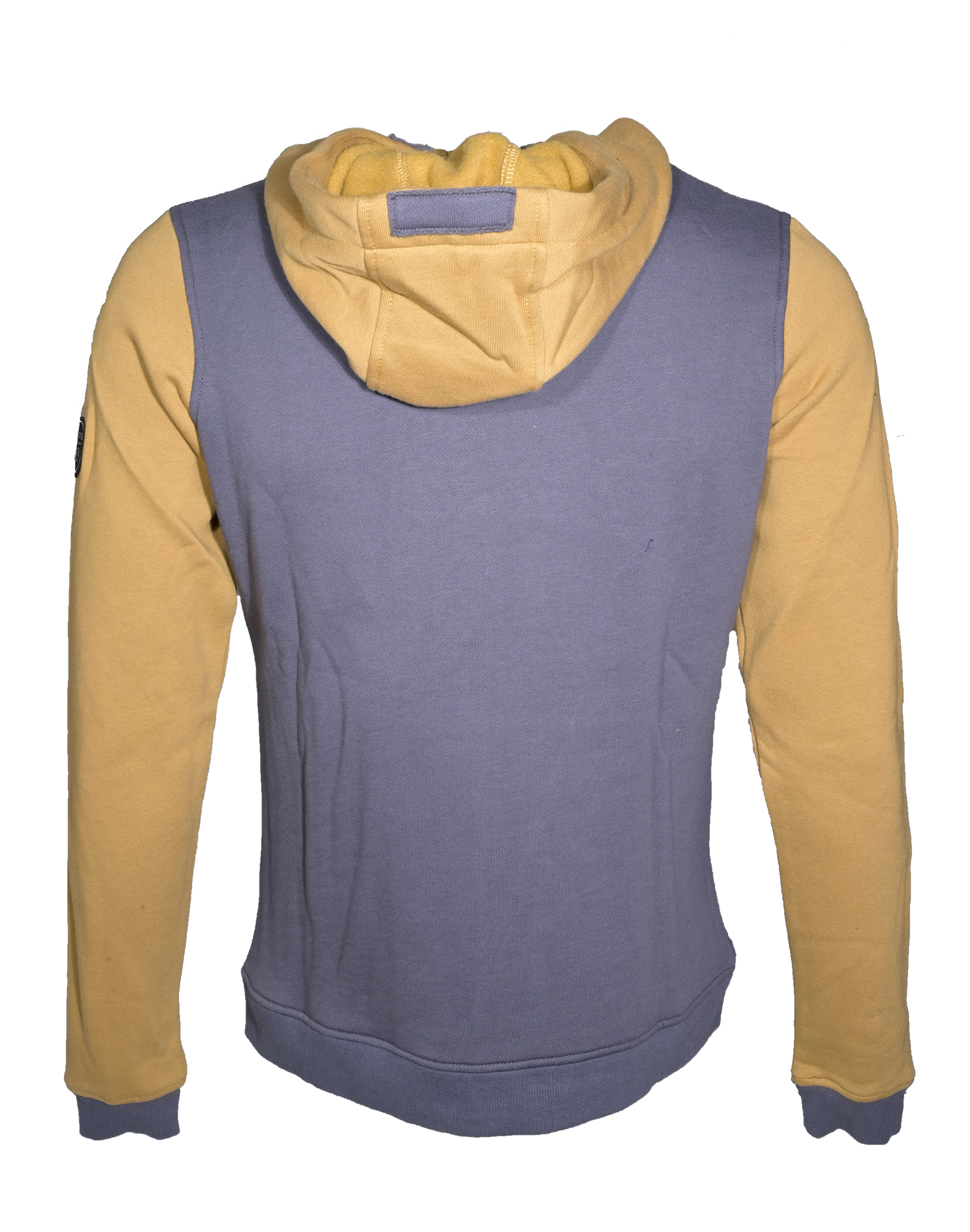 Sweat de sport avec capuche homme LHOTSE Oleg Gris anthracite Jaune moutarde 3