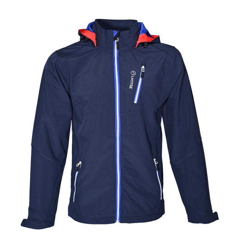 Veste softshell déperlante et respirante homme LHOTSE Sandro Bleu marine 1 (2)