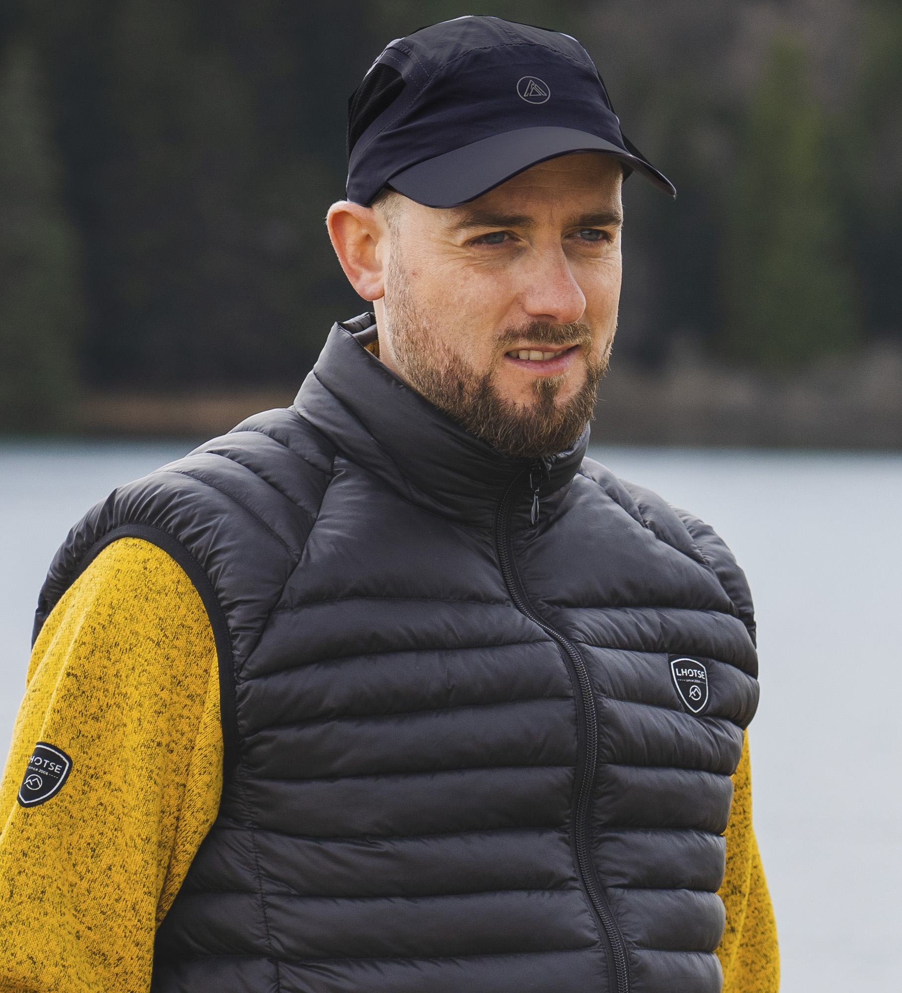 Doudoune de sport sans manches sans capuche homme LHOTSE Abriel Noir 3