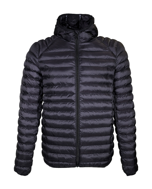 Doudoune de sport avec capuche homme LHOTSE Vadim Noir 1
