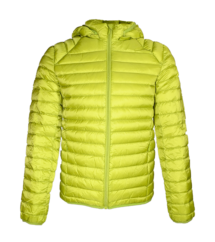 Doudoune de sport avec capuche amovible homme LHOTSE Coco vert pistache 1