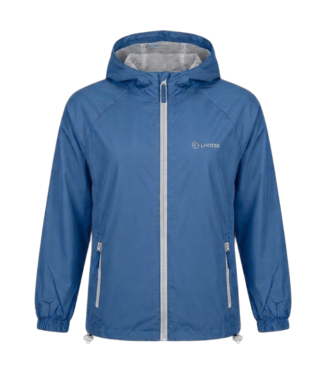 Coupe-vent imperméable de sport enfant LHOTSE Sunrise Bleu Gris clair 1