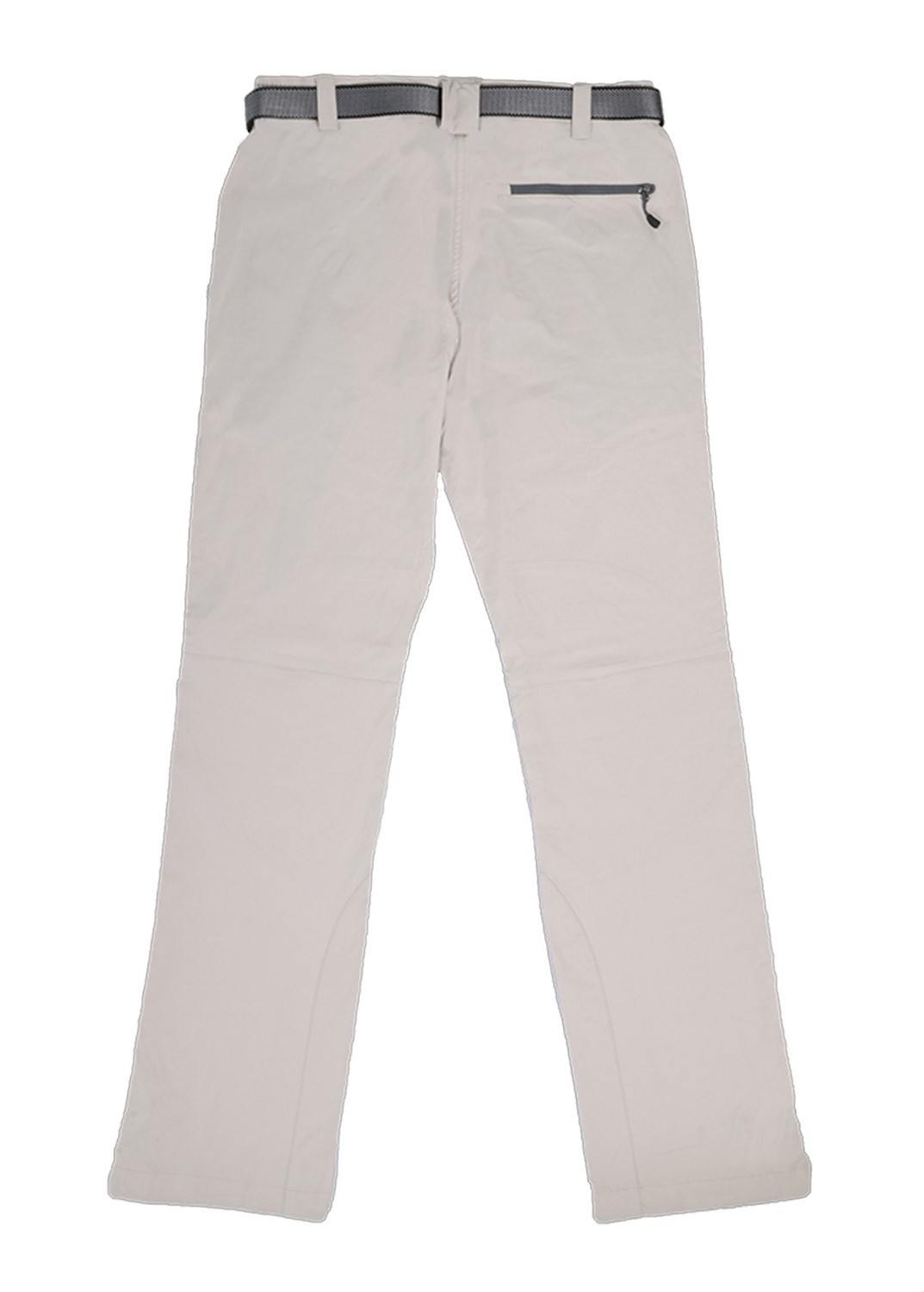 Pantalon de randonnée avec ceinture femme LHOTSE Julietta Gris sable 2