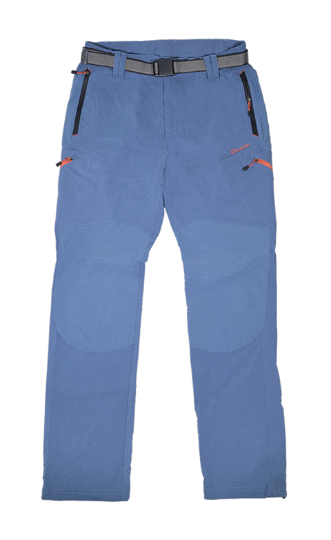 Pantalon de randonnée avec ceinture homme LHOTSE Fabio Bleu 1