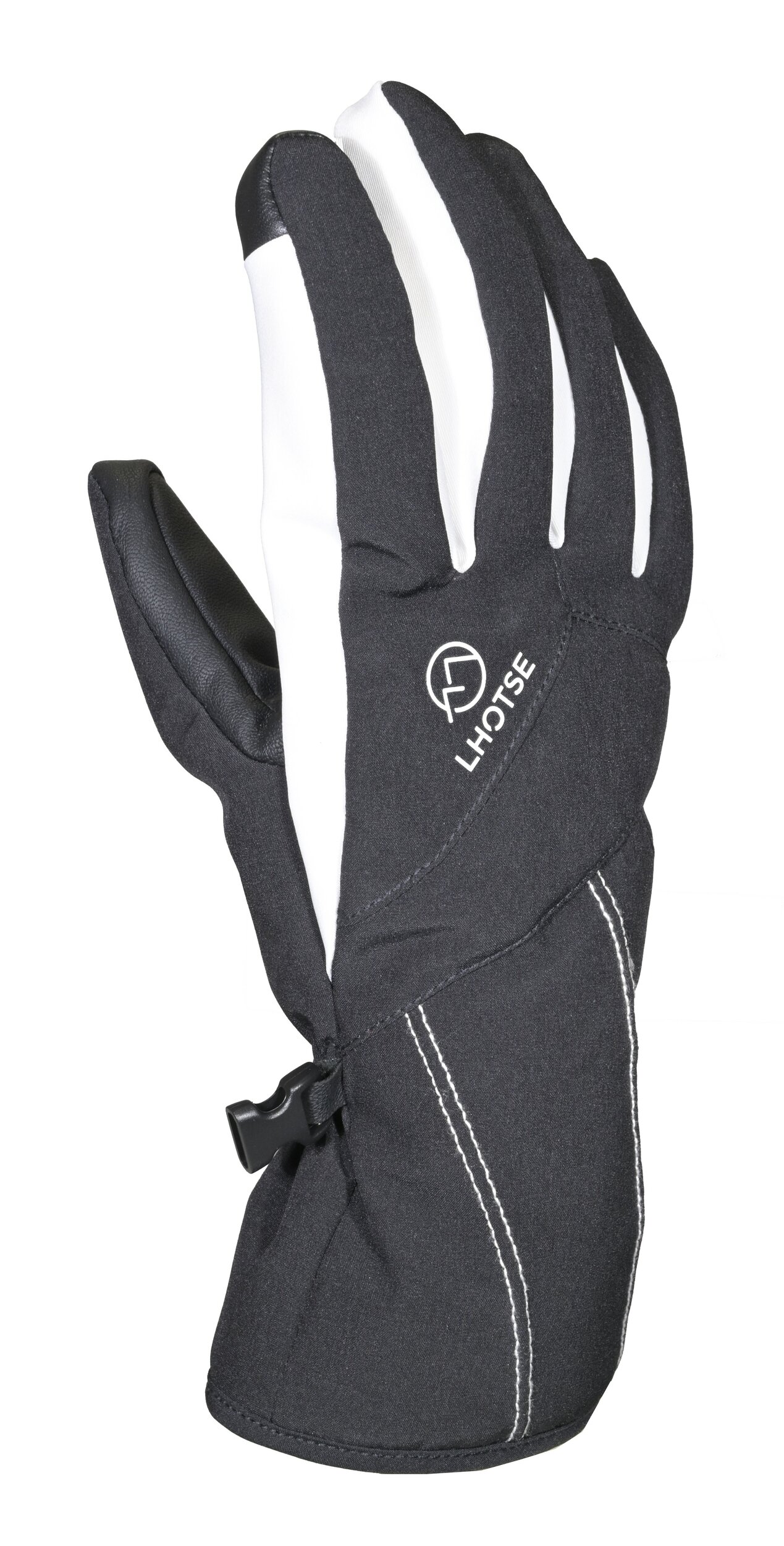 Gants chauds et imperméables femme LHOTSE Socotra Noir Blanc 1