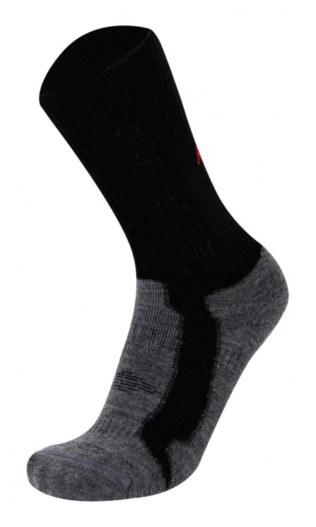 1651 Chaussettes jarrette activités hivernales RYWAN NORDIC MERINOS ski nordique Noir Gris Rouge