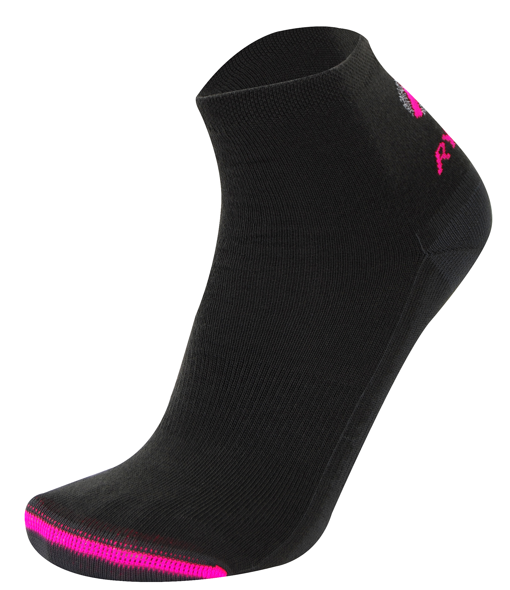 1067 Chaussettes tige courte marche-radonnée Rywan BI-SOCKS RANDO ORIGIN Stop Ampoules Noir Rose
