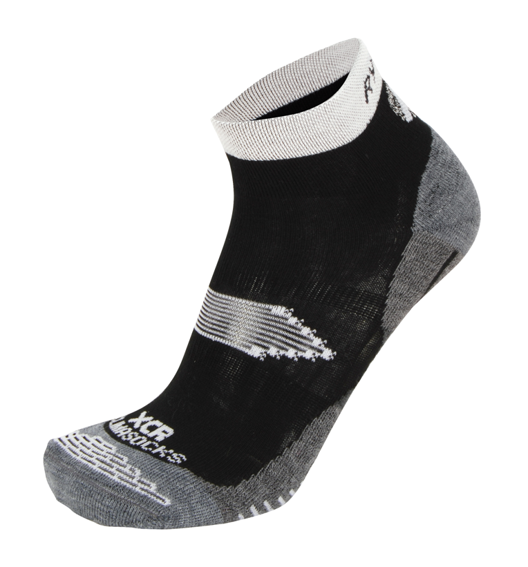 1074 Chaussettes tige courte marche-randonnée RYWAN XCR CLIMASOCKS RANDONNEE HIKING Noir Gris Blanc