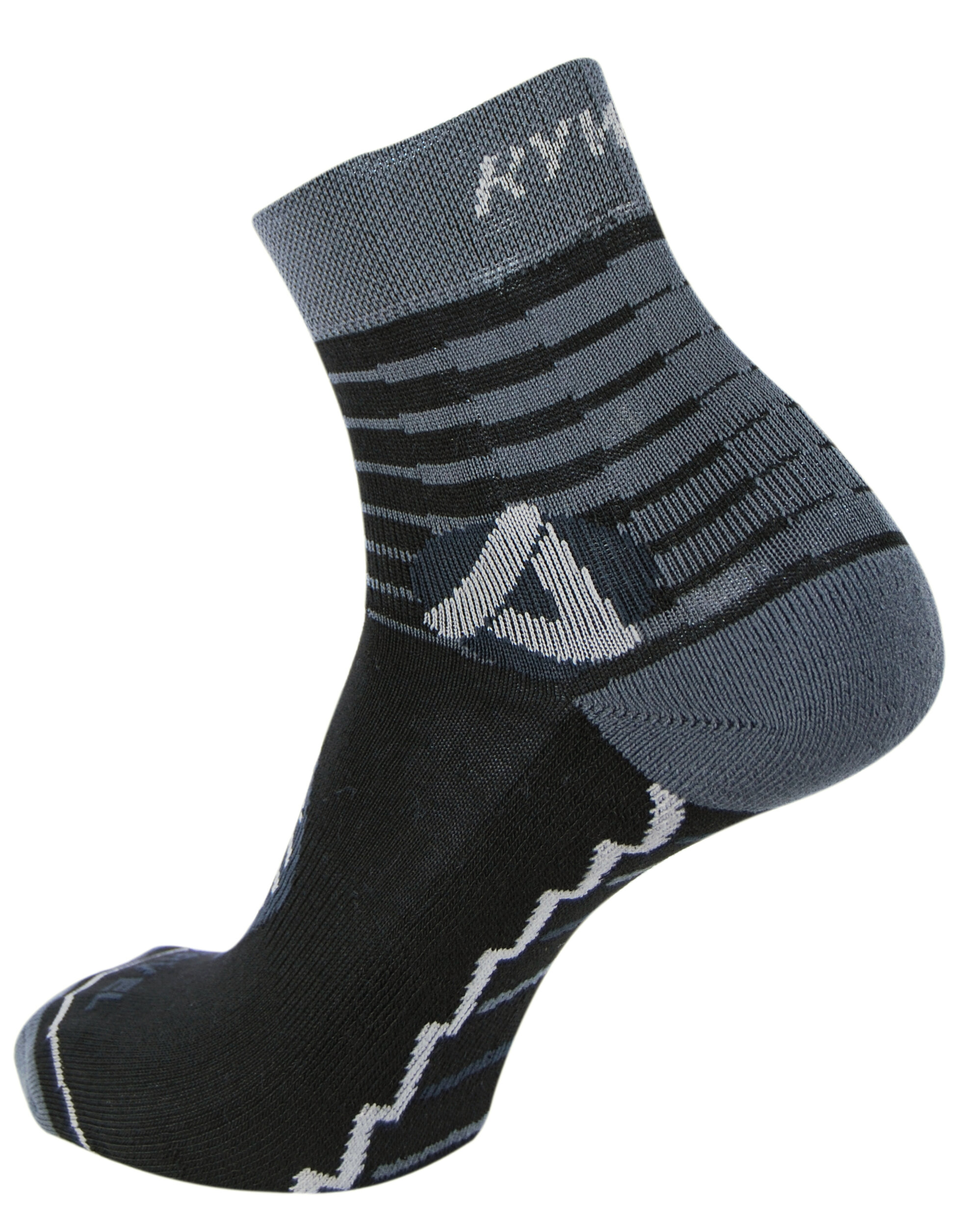 2209 Chaussettes tige courte marche-randonnée Rywan TRAVEL Courte Lot de 2 paires Noir Gris Rouge 8