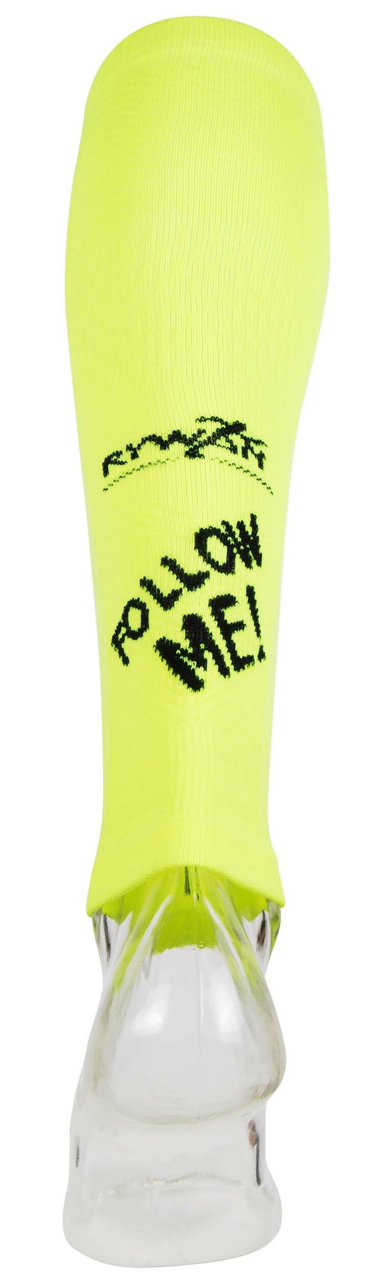 1062 Manchons running-trail RYWAN Follow Me &amp; Keep Distance COMPRESSION RUNNING Jaune fluo Noir 2