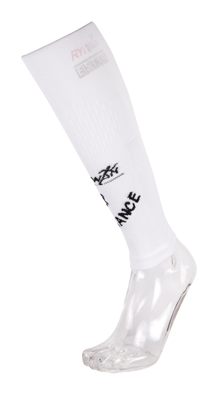 1062 Manchons running-trail RYWAN Follow Me &amp; Keep Distance COMPRESSION RUNNING Blanc Noir