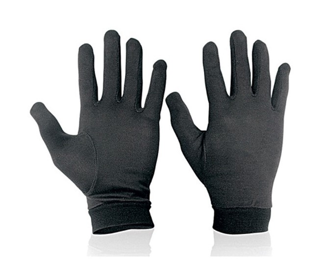1217 Sous-gants unisexe Rywan SOUS-GANTS 100 SOIE Noir 1