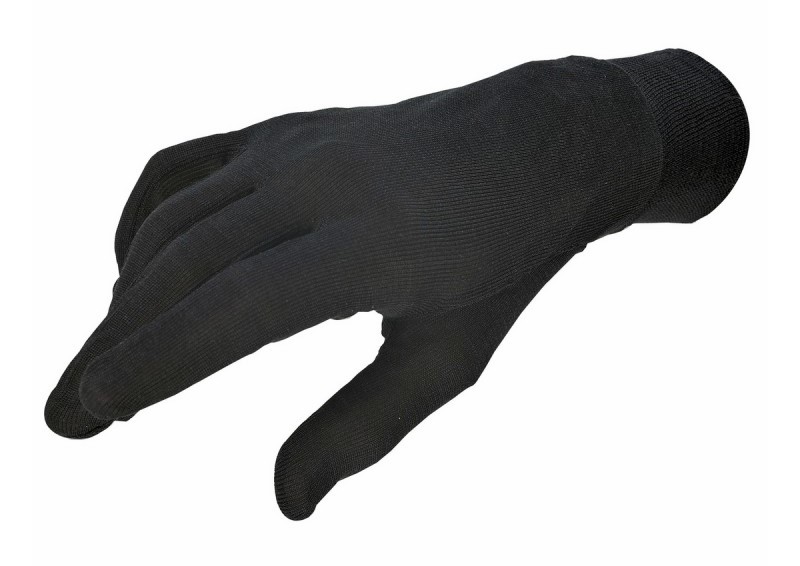 1217 Sous-gants unisexe Rywan SOUS-GANTS 100 SOIE Noir 2