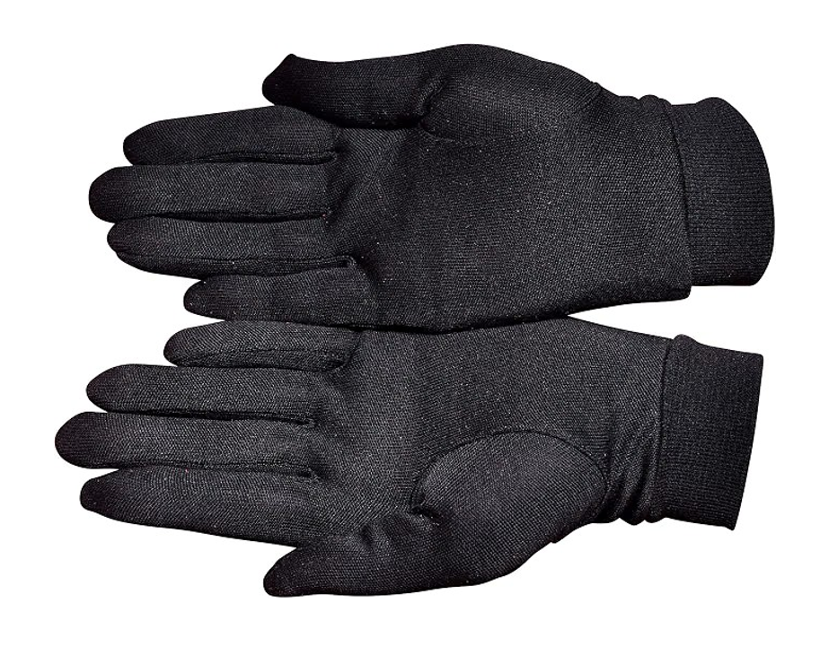 1217 Sous-gants unisexe Rywan SOUS-GANTS 100 SOIE Noir 3