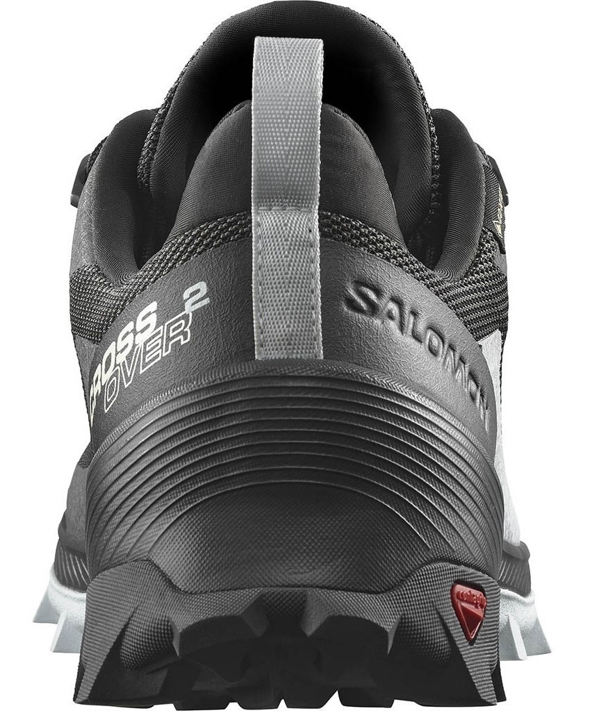Chaussures trail femme Salomon CROSSOVER 2 GTX W Noir Gris Gris nacré Rouge 6
