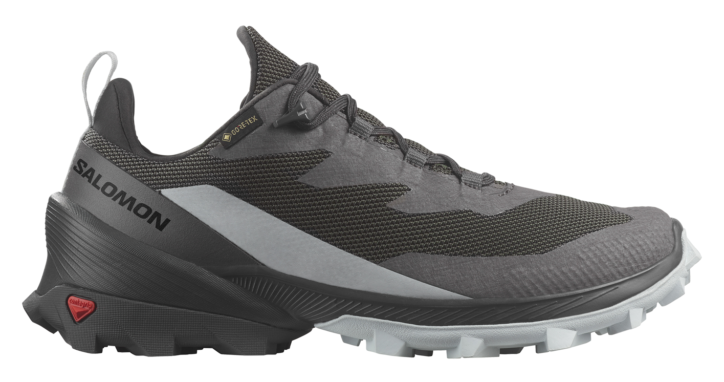 Chaussures trail femme Salomon CROSSOVER 2 GTX W Noir Gris Gris nacré Rouge 2