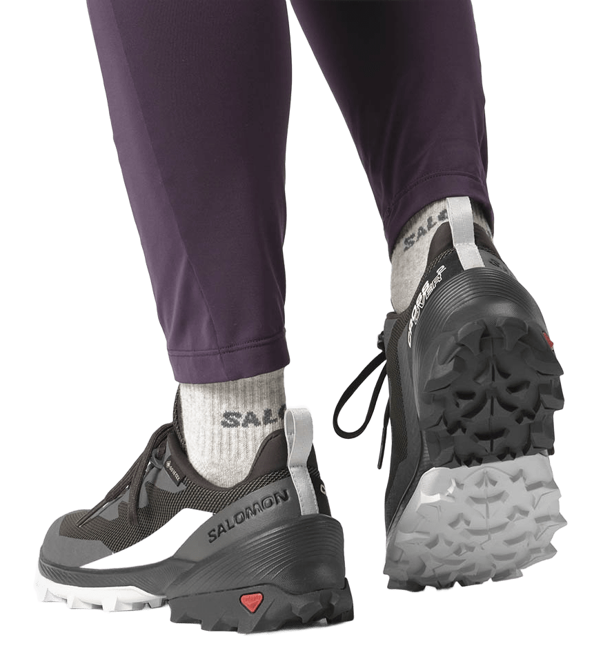 Chaussures trail femme Salomon CROSSOVER 2 GTX W Noir Gris Gris nacré Rouge 9