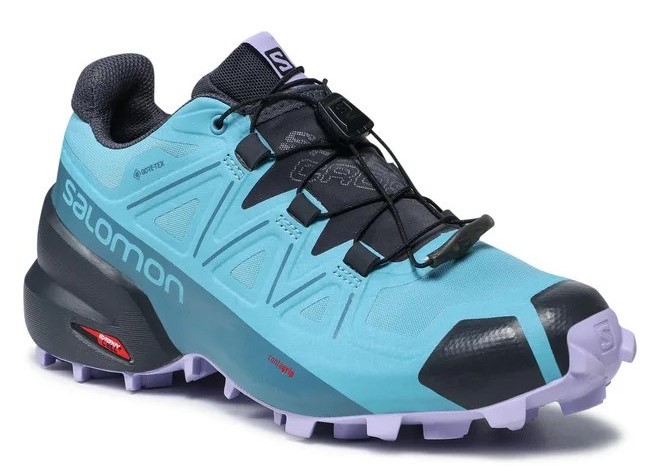 Chaussures trail femme Salomon SPEEDCROSS 5 GTX Bleu Violet clair Gris anthracite 2